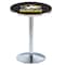Holland Bar Stool Co 42" Chrome Michigan Tech Pub Table L214C4228MITech - alternate 1